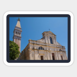 Saint Euphemia Church in Rovinj, Croatia Sticker